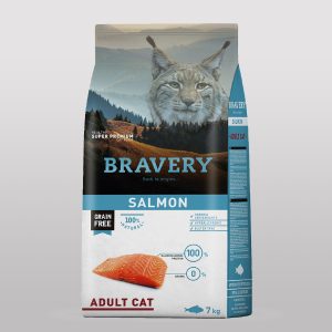 Bravery Salmon adult cat punto de venta bravery Pucón