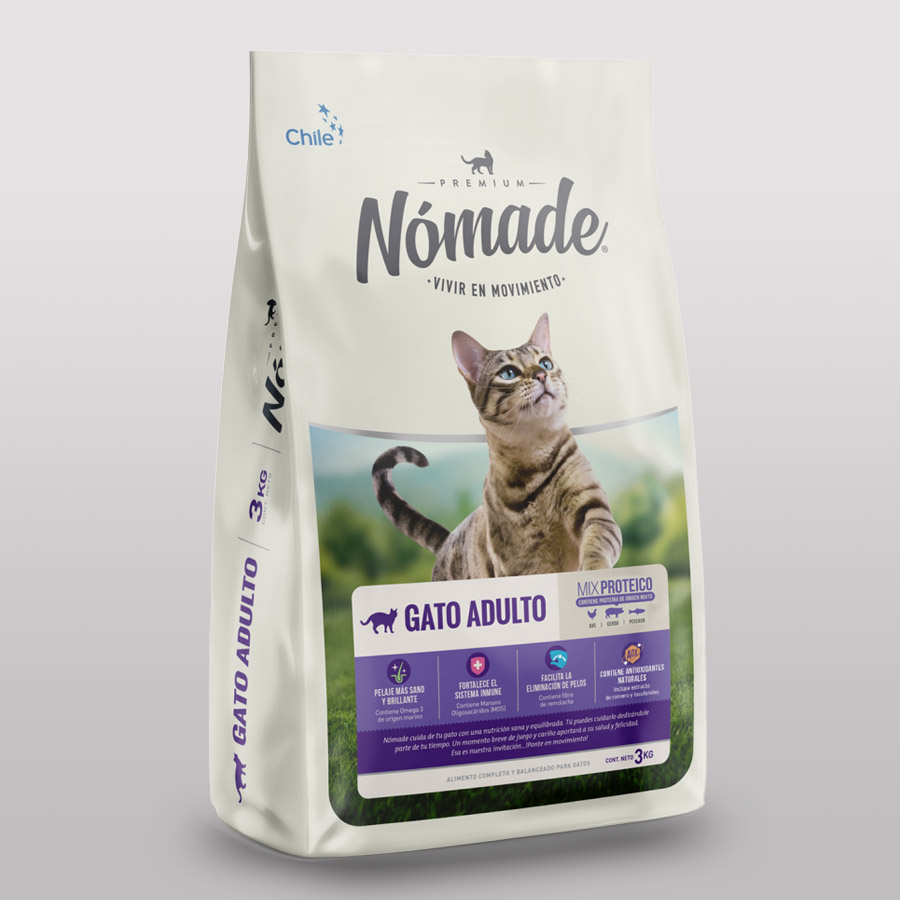 Nomade Gato Alimento para gatos pucón central nutrición colo colo 1190