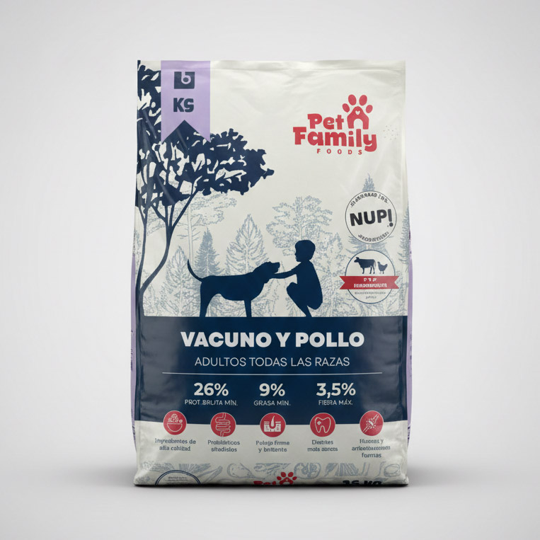 Pet Family Foods Todas las Razas Alimento para perros y mascotas, Colo Colo 1190 Pucón Central Nutrición Somos Punto de Venta Pet Family