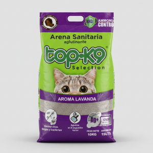 Arena sanitaria gato Top K9 Lavanda Central Nutrición Colo Colo 1190 Pucón