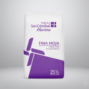 Harina Fina Hoja Molinera San Cristóbal en Pucón Central Nutrición Colo Colo 1190 harina profesional ideal para hojaldres, tortas de hoja, medias lunas